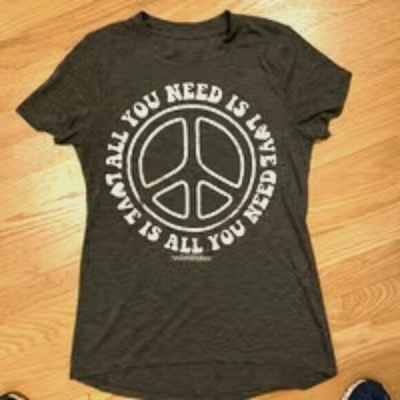NWOT “All You Need Is Love” Tee - Picture 1 of 5